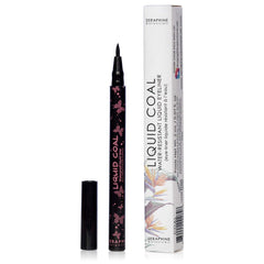 Seraphine Botanicals waterproof liquid eye liner bottle for long-lasting definition.