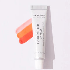 Seraphine Botanicals Apricot Kernel Oil nourishes lips with lightweight moisture.