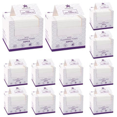 Serenorch disposable face towels in 10x12 inch size for full-face cleansing and makeup removal