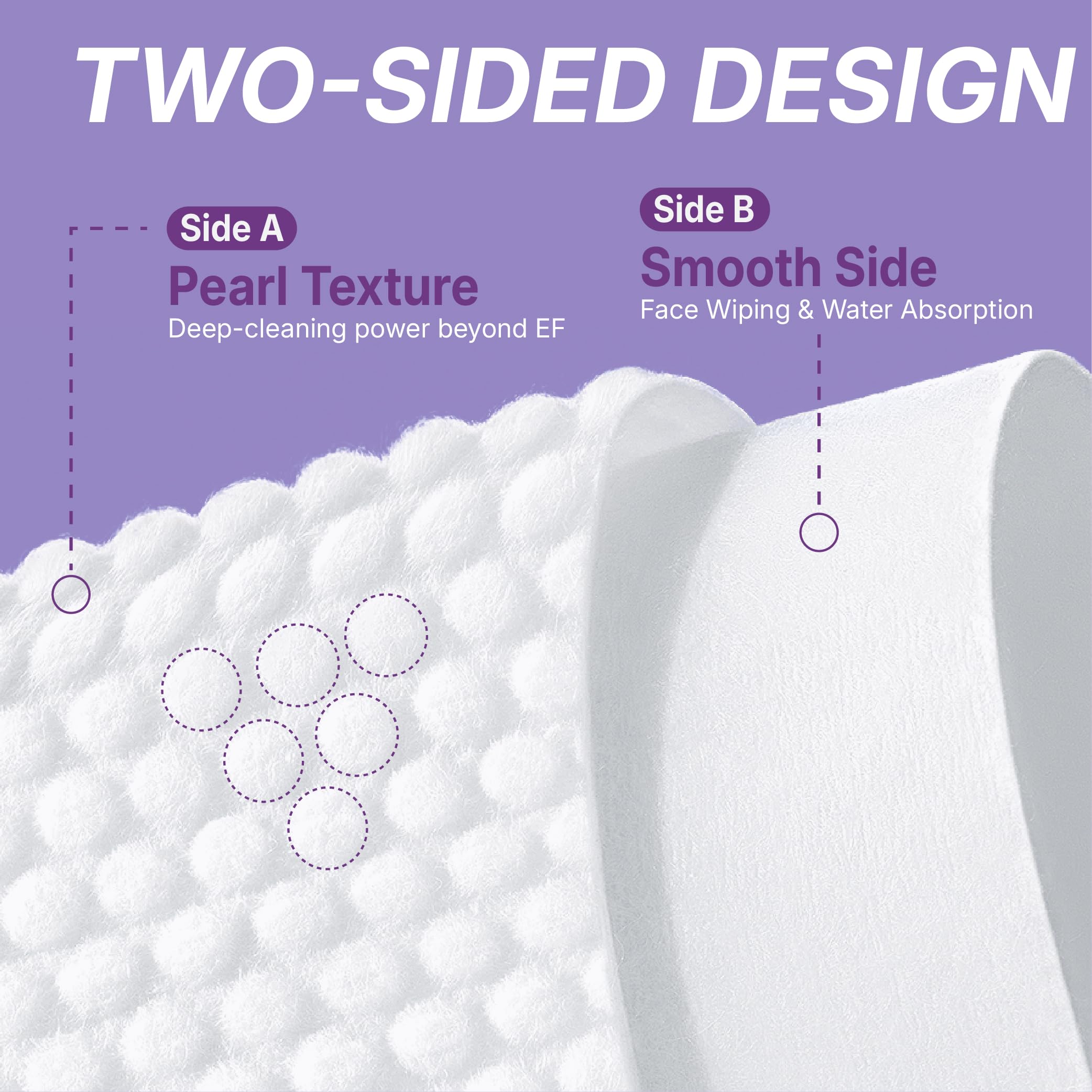Serenorch towels effectively remove makeup, dirt, and impurities from face and neck.