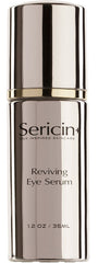 Sericin+ Reviving Eye Serum application demonstrates light absorption around the eye.
