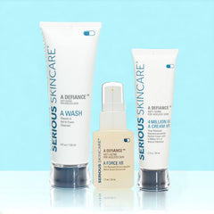 Serious Skincare A Wash cleanser foams for a clean, soft feel.