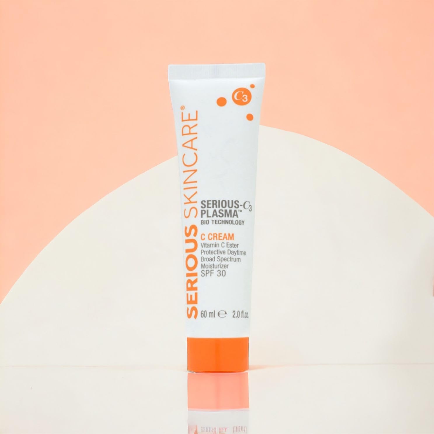 Serious Skincare cruelty-free badge with product photo