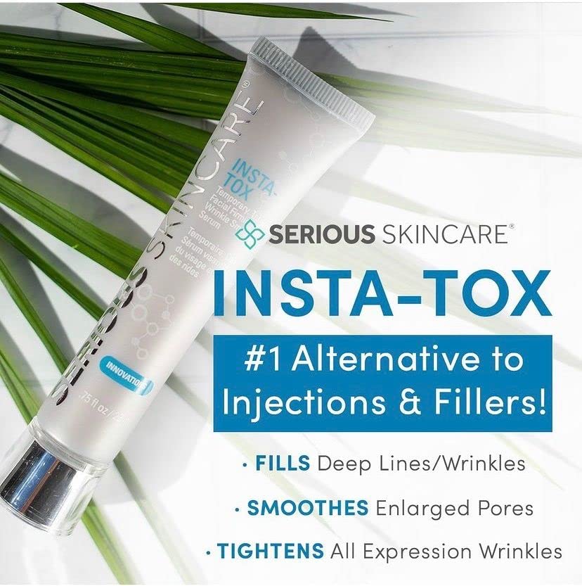 Serious Skincare INSTA-TOX eye-area application supports brow and crow’s feet areas