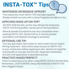 Serious Skincare INSTA-TOX made-in-USA badge closeup