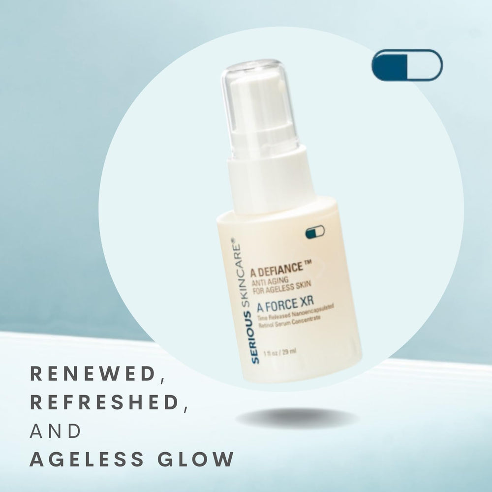 Serious Skincare Vitamin A Force XR supports day and night use with gentle delivery.