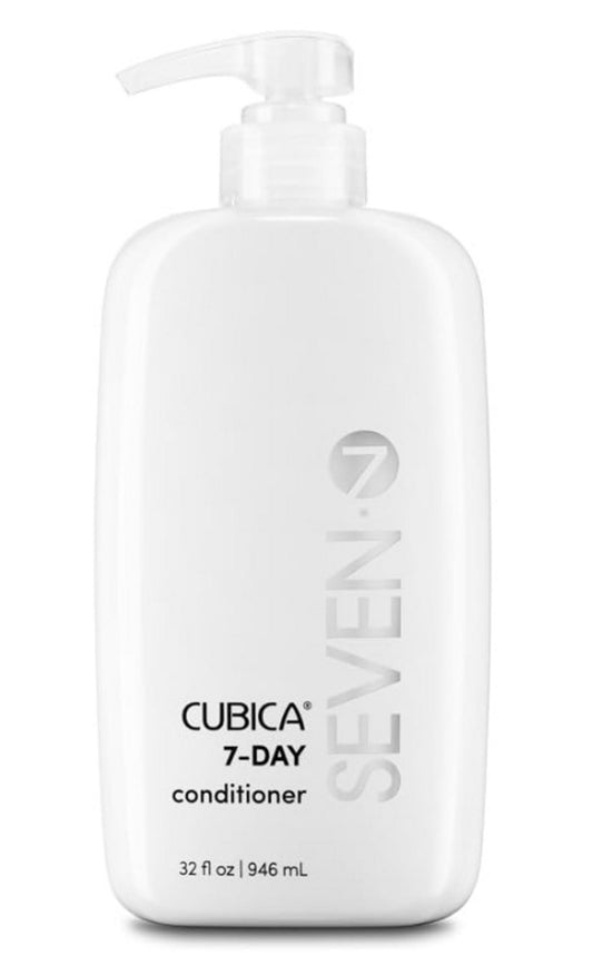 SEVEN Cubica 7-DAY conditioner bottle front view for detangling and hydration.
