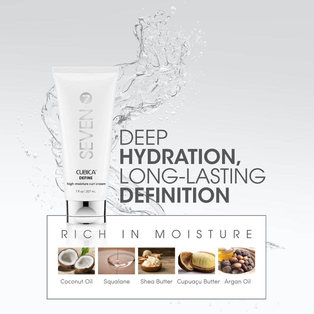 SEVEN Cubica Define close-up texture reveals creamy formula for moisture