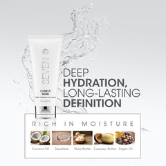 SEVEN Cubica Define close-up texture reveals creamy formula for moisture