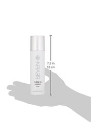 SEVEN Cubica mousse bottle closeup showing dense creamy texture