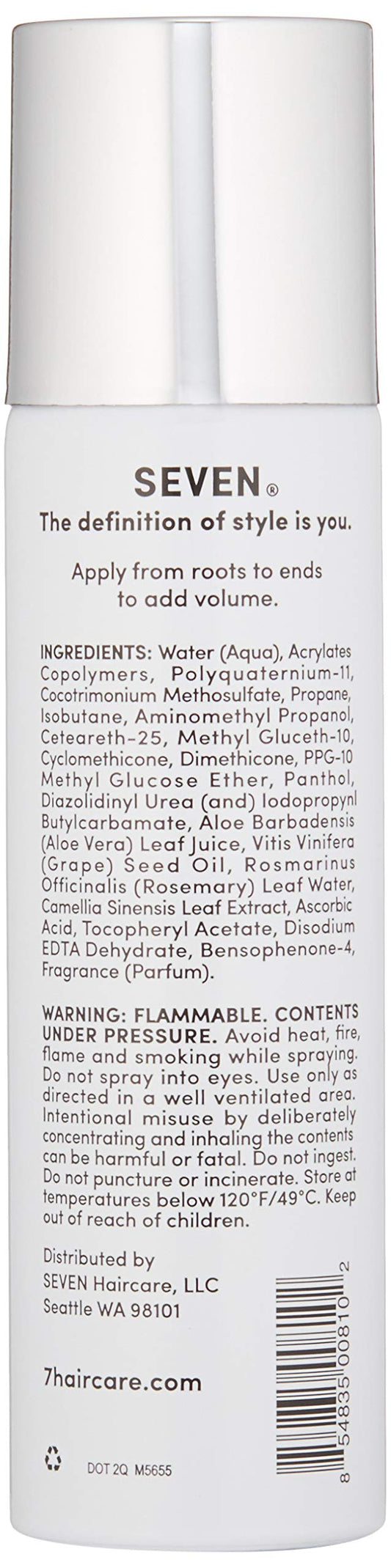 SEVEN Cubica mousse voluminous blowout for soft, touchable lift
