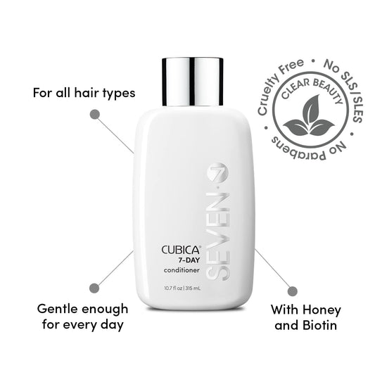 SEVEN Cubica conditioner with shea butter and Pro Vitamin B5 ingredients