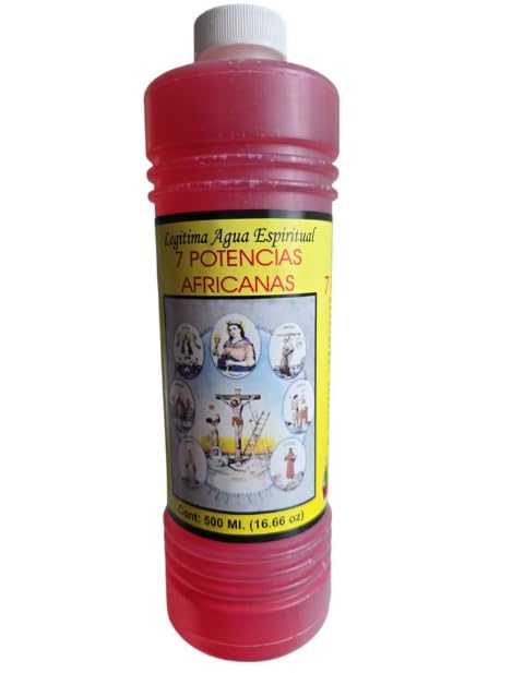 Seven Powers spiritual bath bottle for cleansing and protection during rituals.