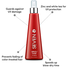 SEVEN Rinzu Cover UV Hairspray suitable for all hair types from fine to thick