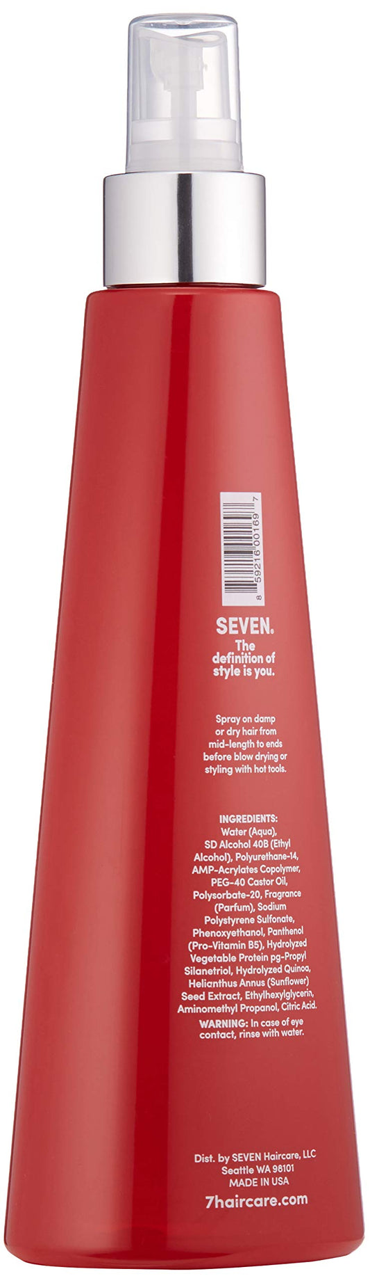 SEVEN RINZU bottle side view highlighting lightweight heat protection