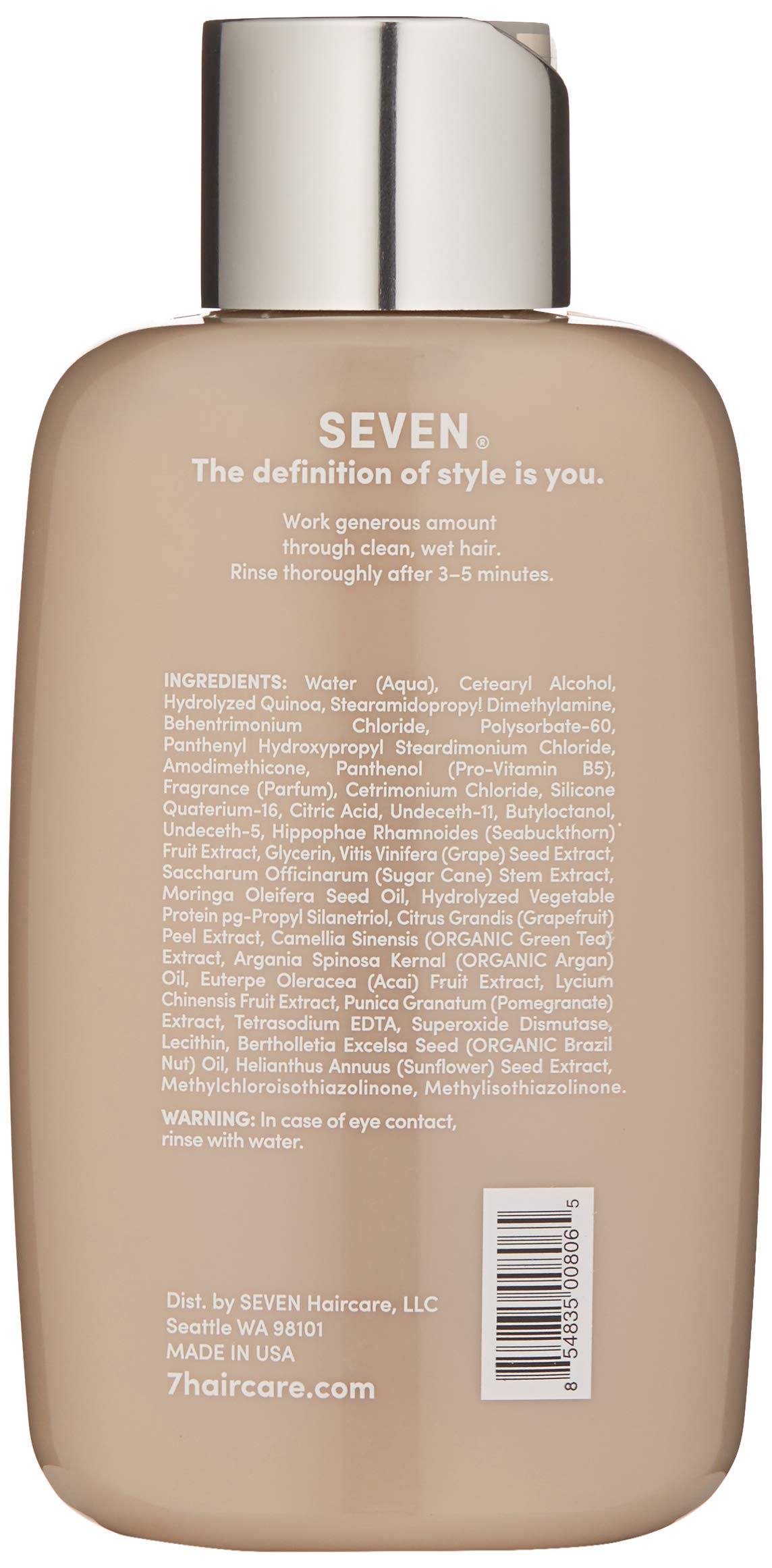 Argan oil close-up from SEVEN Satara formula for shine