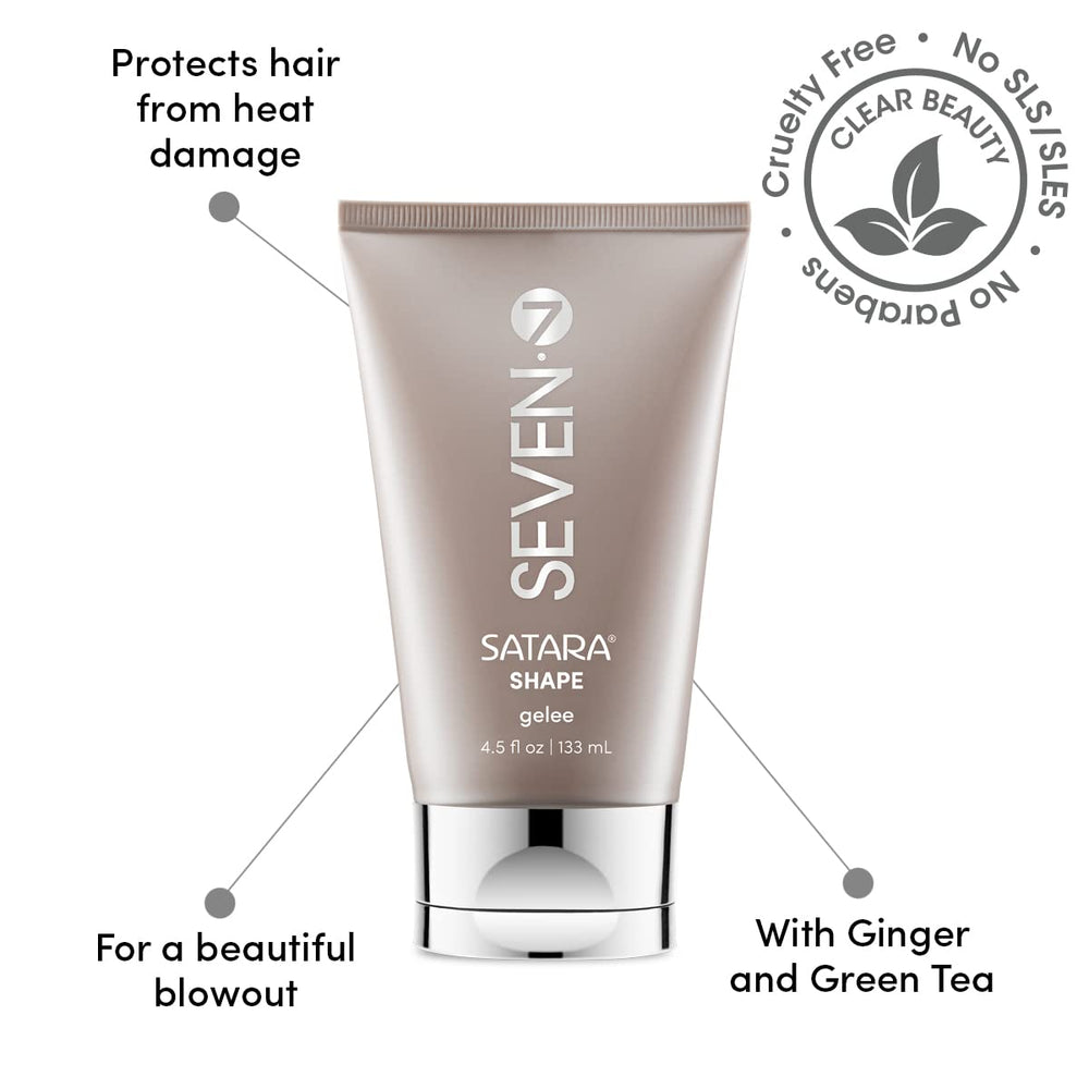 SEVEN Satara Shape Gelee hand application for easy styling and clean rinse