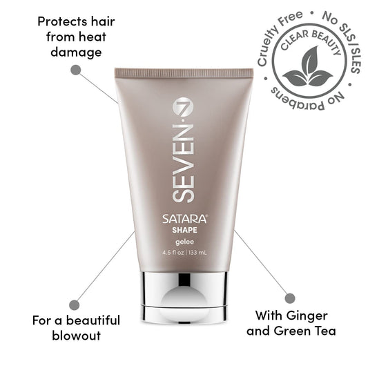 SEVEN Satara Shape Gelee hand application for easy styling and clean rinse