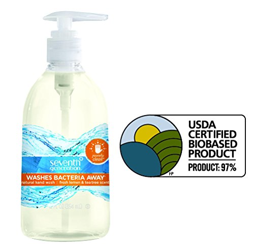 Seventh Generation foaming pump bottle provides refreshing lather.