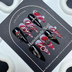 Sevgob nails in crystal box with tools for DIY manicure