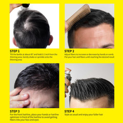 SEVICH Hair Fibers all-day wear demonstrates durability through work and workouts.