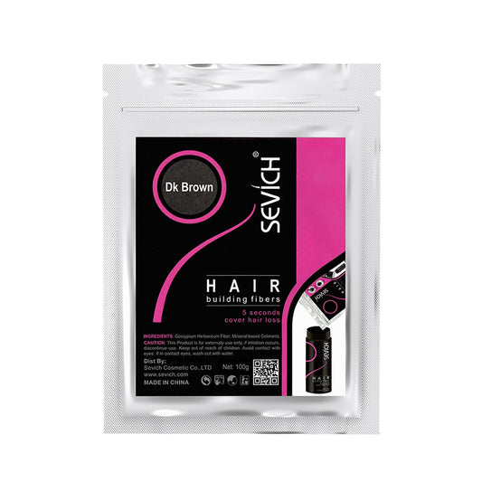 SEVICH Hair Fibers Refill 100g ready for seamless bottle refill and daily use