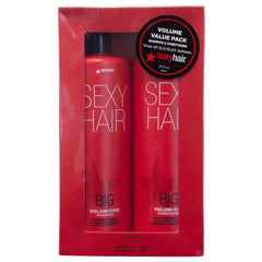SexyHair Big Volumizing Conditioner bottle pour for silky, lifted hair.