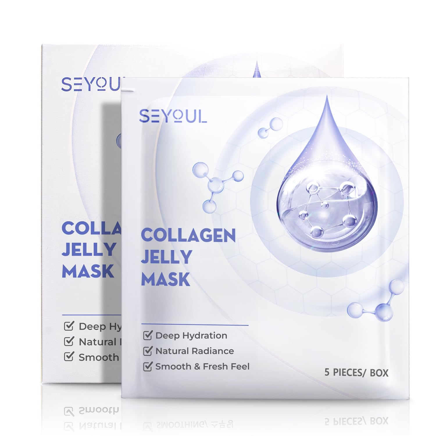 SEYOU L packaging for Collagen Jelly Mask highlights hydration benefits.