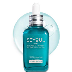 SEYOUL Advanced Youth Serum bottle with pump for easy daily use and precise dispensing.