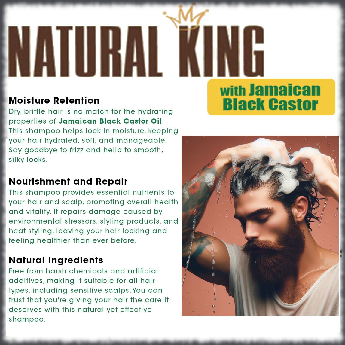 SFC Natural King oil being applied to beard.