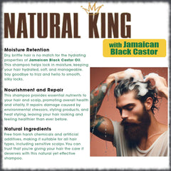 SFC Natural King oil being applied to beard.