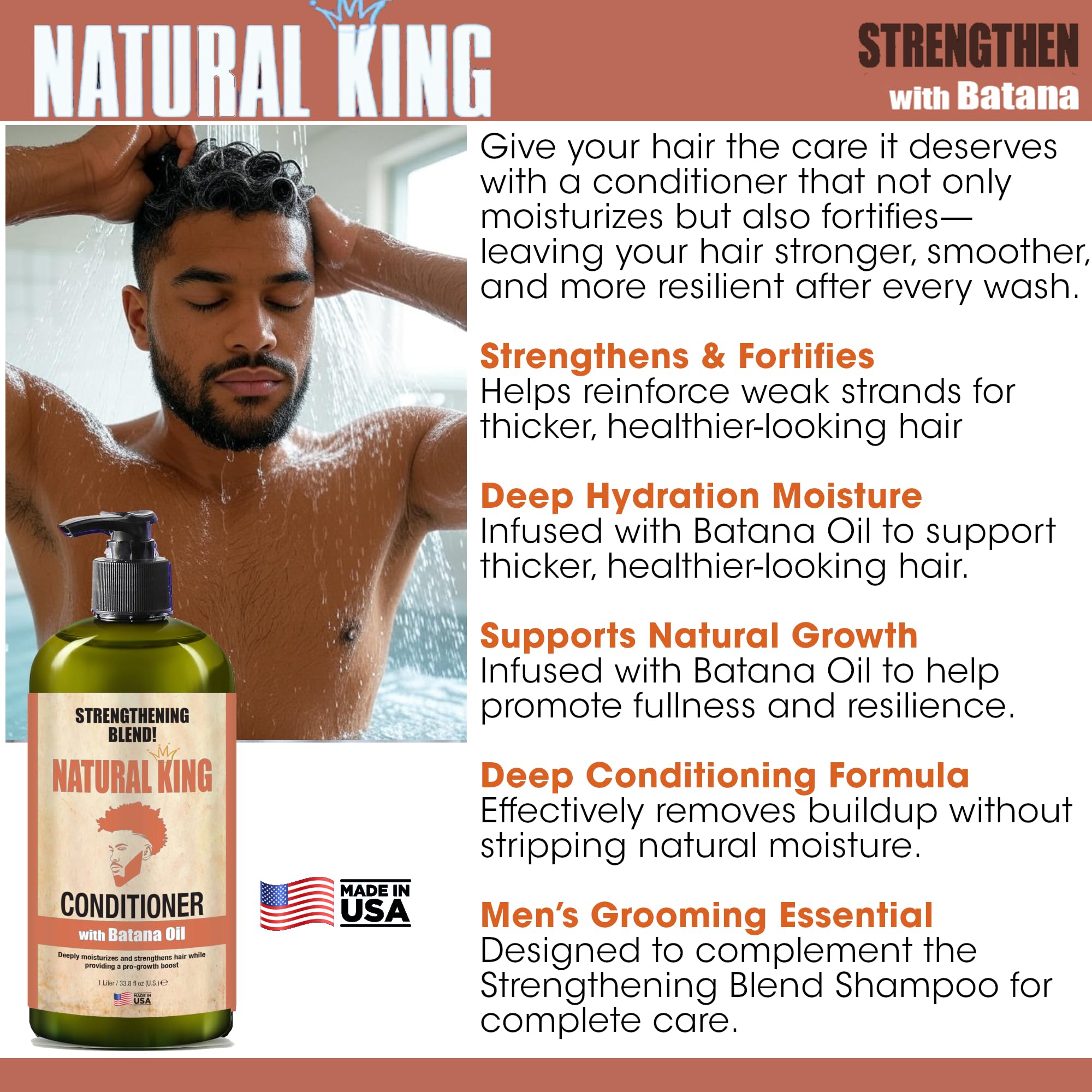 SFC Batana Oil bottle detangling shot for smooth comb-through.
