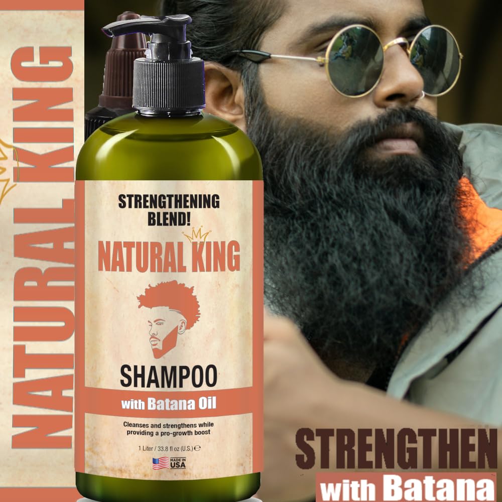SFC Natural King packaging showcases Batana Oil benefits with a masculine design.