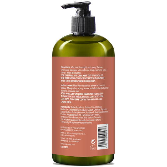 SFC Natural King shampoo lather highlights Batana Oil nourishment for daily use.