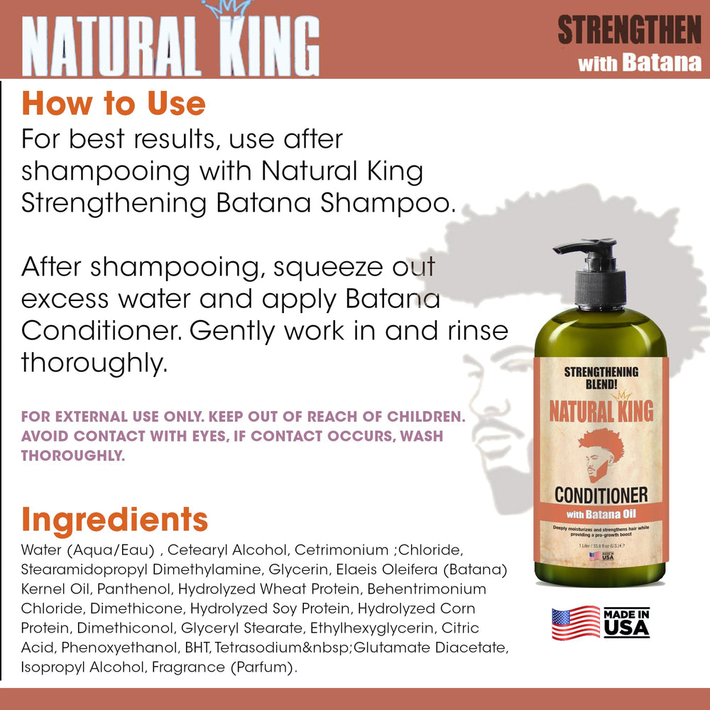 SFC Natural King Strengthening blend nourishes weakened strands.