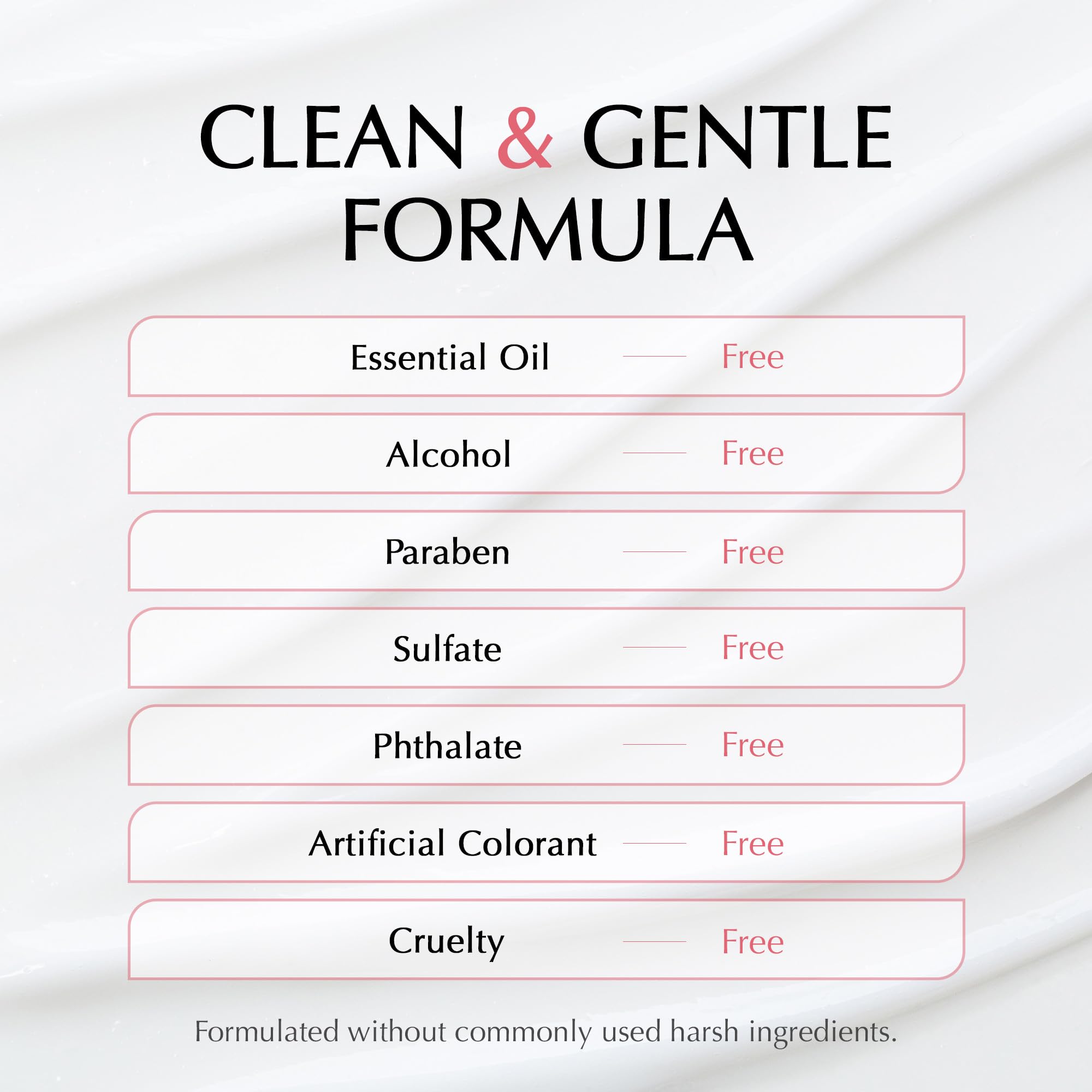 SFROMS Cream absorbs gently with no stinging sensation