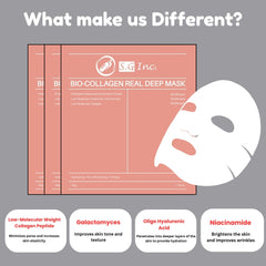 Overnight wear SG Inc Bio-Collagen Real Deep Mask for glow and elasticity