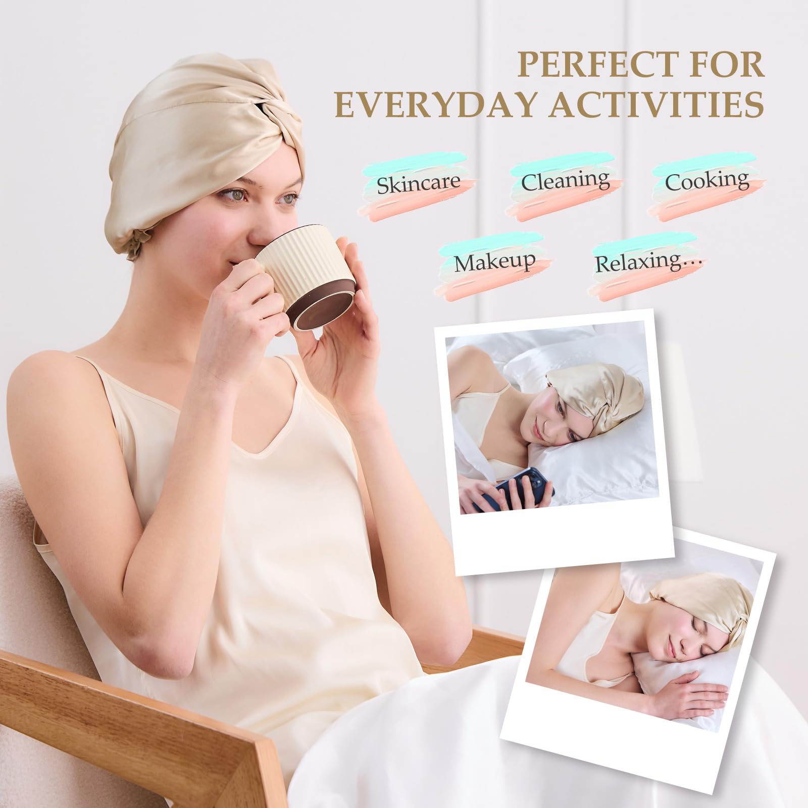 SGMSILK moisture retention supports softer, shinier hair upon waking