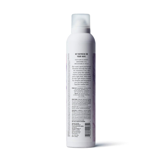 SGX NYC Do-It-All Texture Spray used to style hair for texture.