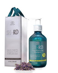 SH-RD Sage Purifying Shampoo bottle provides a refreshing cleanse for oily scalps.