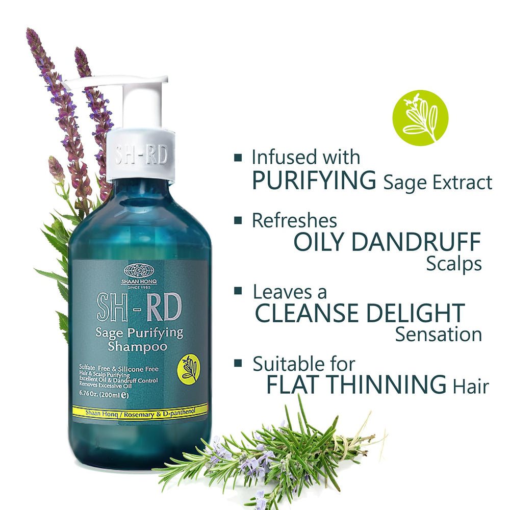 Rich lather shows deep cleanse for balanced hair.