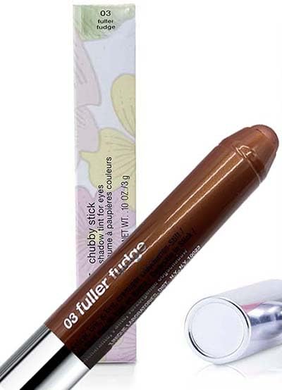 Shadow tint stick for eyes 03 Fuller Fudge, full size, for precise liner and soft shadow.