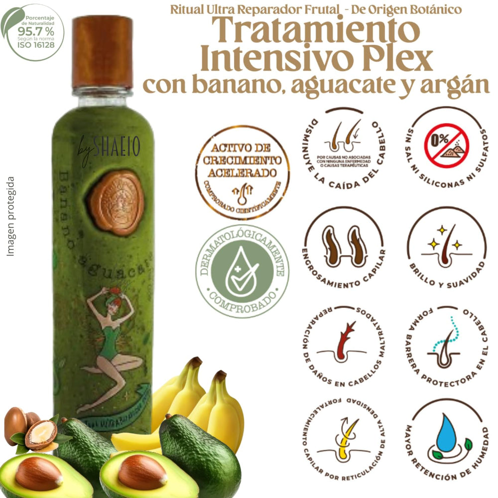 SHAEIO Ritual Botanico Kit2 ingredients panel featuring rosemary, biotin, eucalyptus.