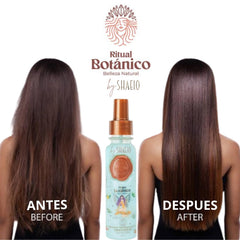 SHAEIO Ritual Botanico perfume bottle highlights pheromone formula for confident day-to-evening wear.