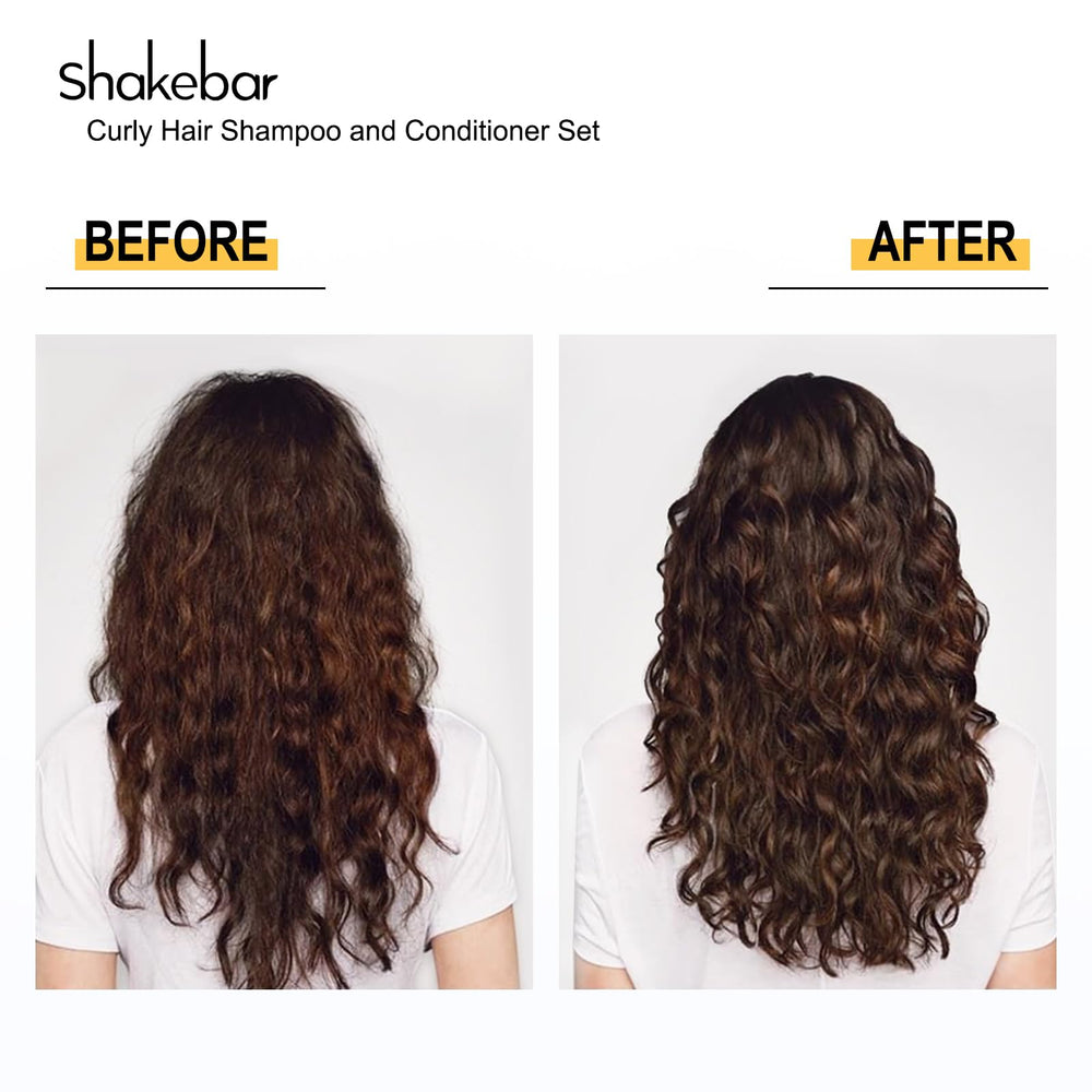 SHAKEBAR Keratin Curly Conditioner packaging emphasizes nourishing care