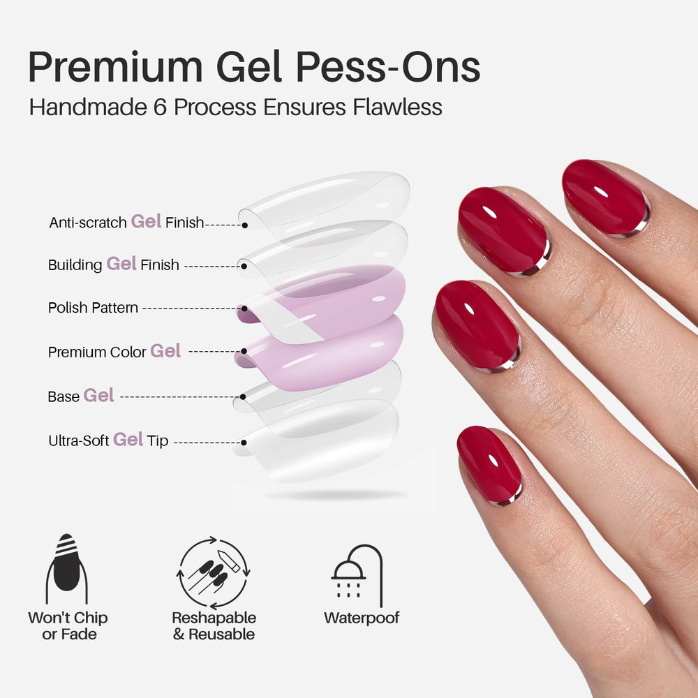 ShangMeng seamless-fit press-on nails for quick durable manicures