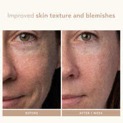 Texture closeup of SHANI DARDEN exfoliating serum shows a smooth finish.