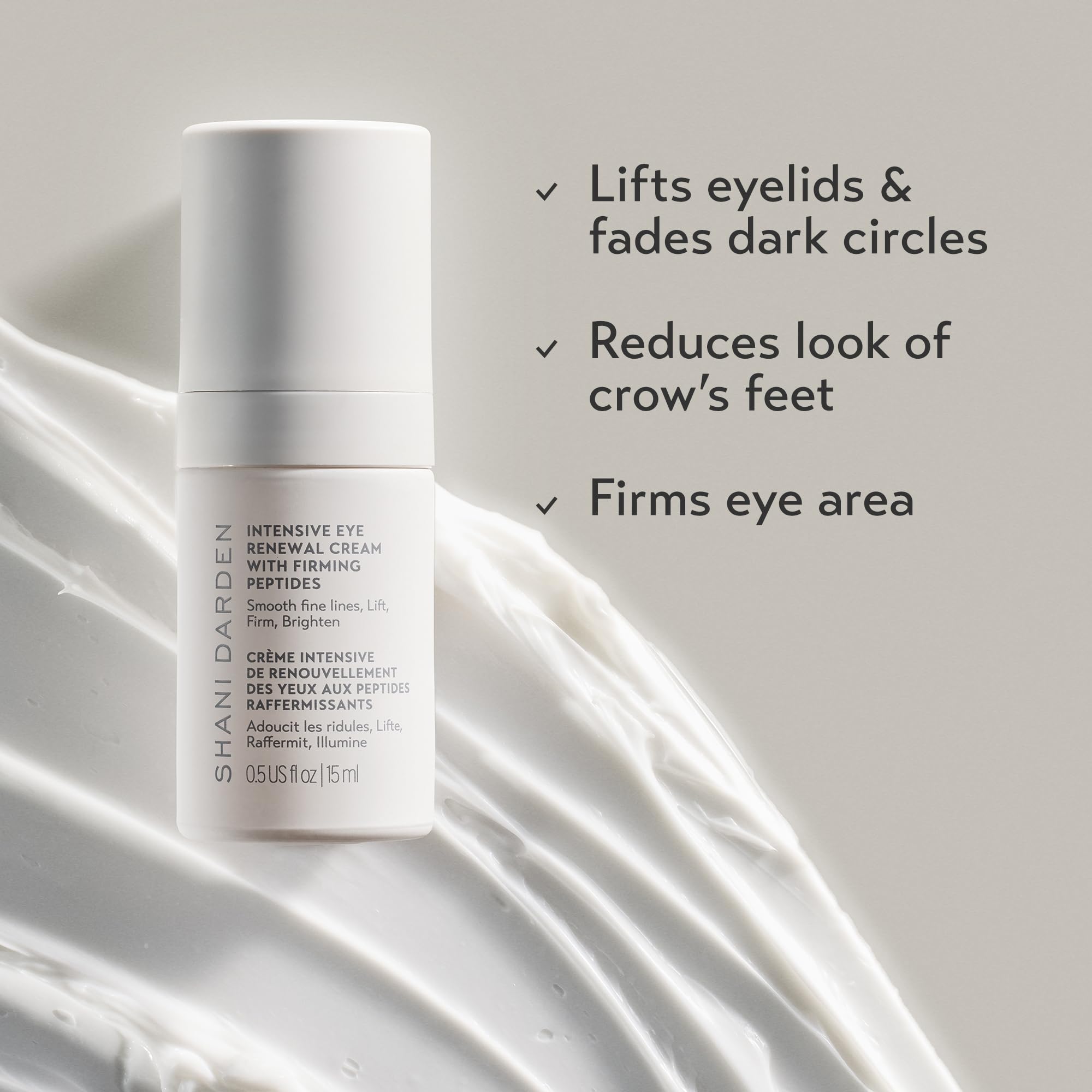 SHANI DARDEN Intensive Eye Renewal Cream applying under-eye area for smoother fine lines.