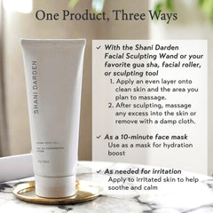 Shani Darden Hydra Prep Gel cooling moment on skin