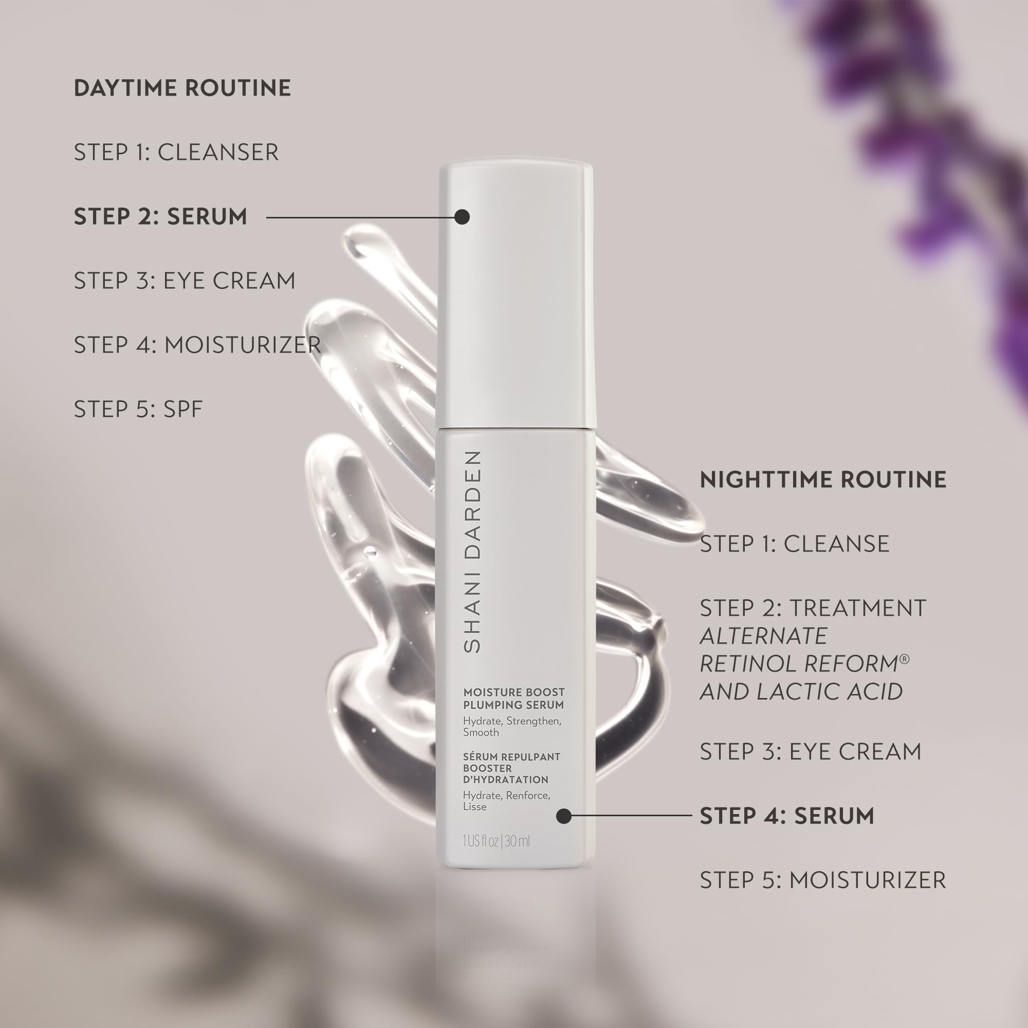 SHANI DARDEN Moisture Boost Serum with red algae for barrier support